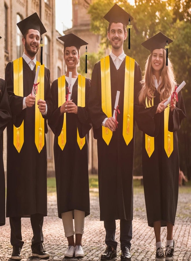 Mukum طقم قبعة ورداء تخرج موكوم غير لامع لعام 2025، مع شرابة، وحبل شرف، وأوشحة تخرج، وقبعة ورداء أسودين للجنسين لحفلات التخرج في المدارس الثانوية والجامعات، أسود - 57 - Image 5